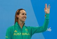 Emma McKeon after winning the bronze medal in the Women's 200m freestyle finals during the 2016 Rio Olympics (Image via: Getty Images)